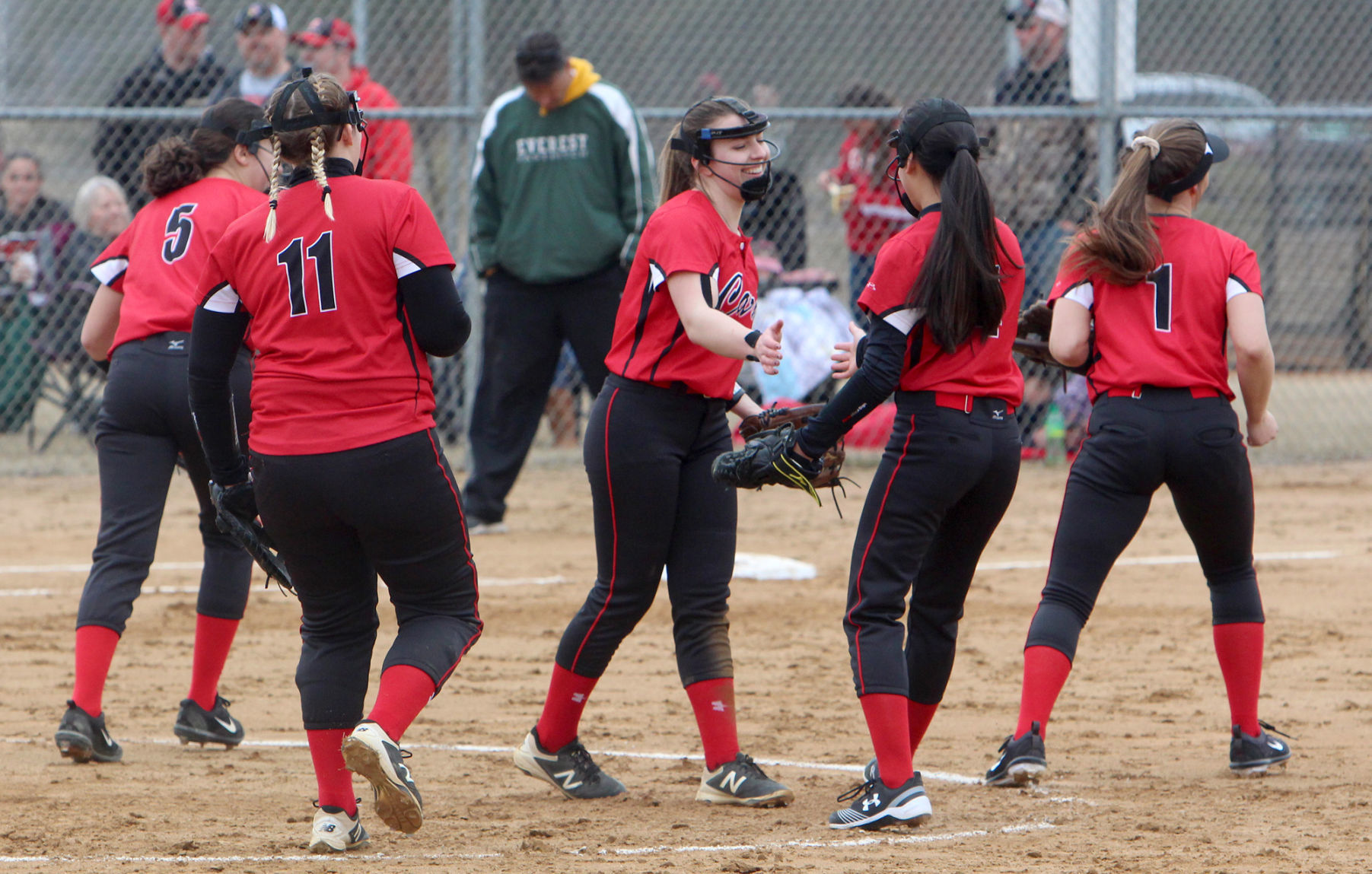 D.C. Everest at Chi-Hi softball 4-5-19